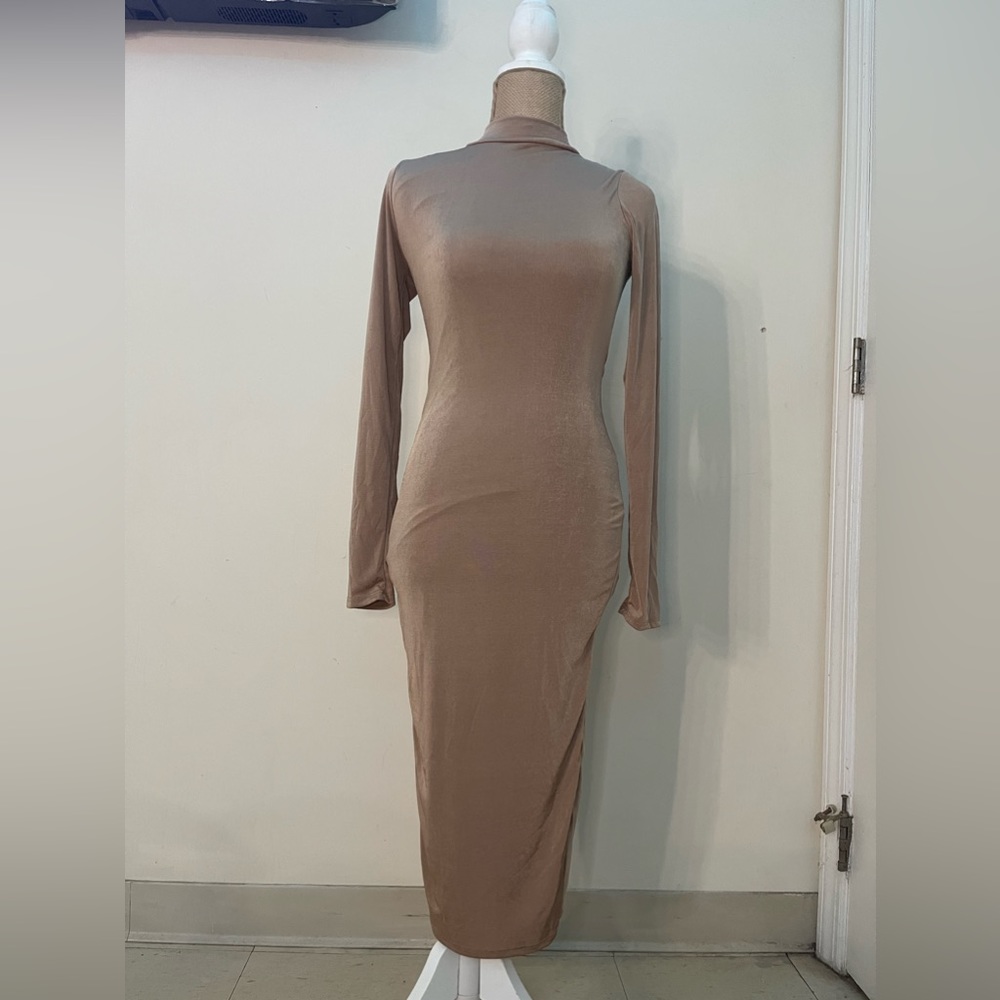 Brown mocha dress